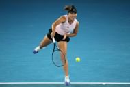 Jessica Pegula pictured at the 2023 Australian Open - Day 9.